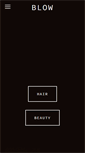 Mobile Screenshot of blowsalon.com.au