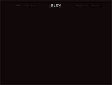 Tablet Screenshot of blowsalon.com.au